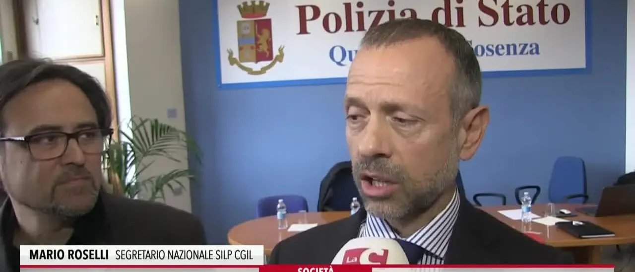 Supporto psicologico per gli agenti di polizia, il progetto promosso a Cosenza dalla Silp-Cgil