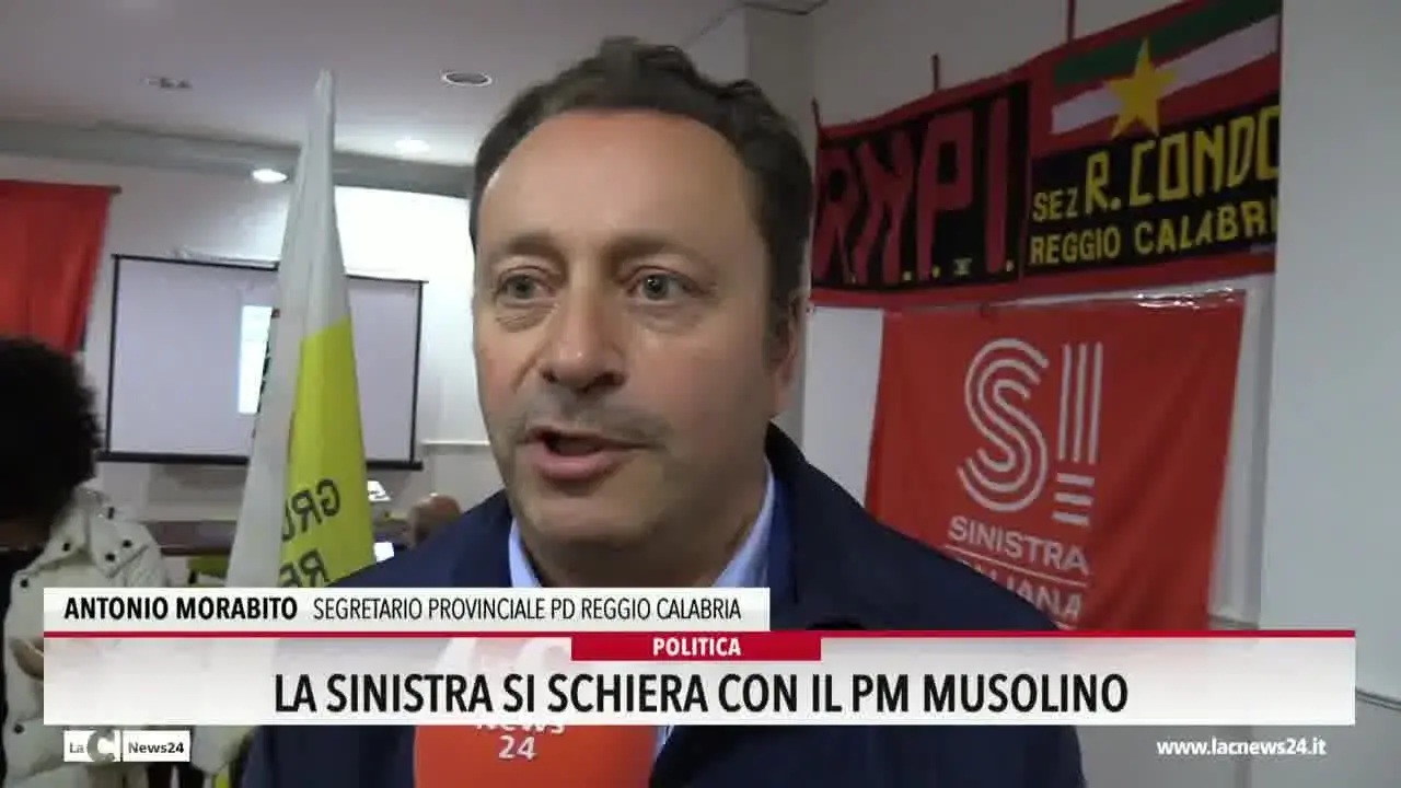 La Sinistra si schiera con il pm Musolino