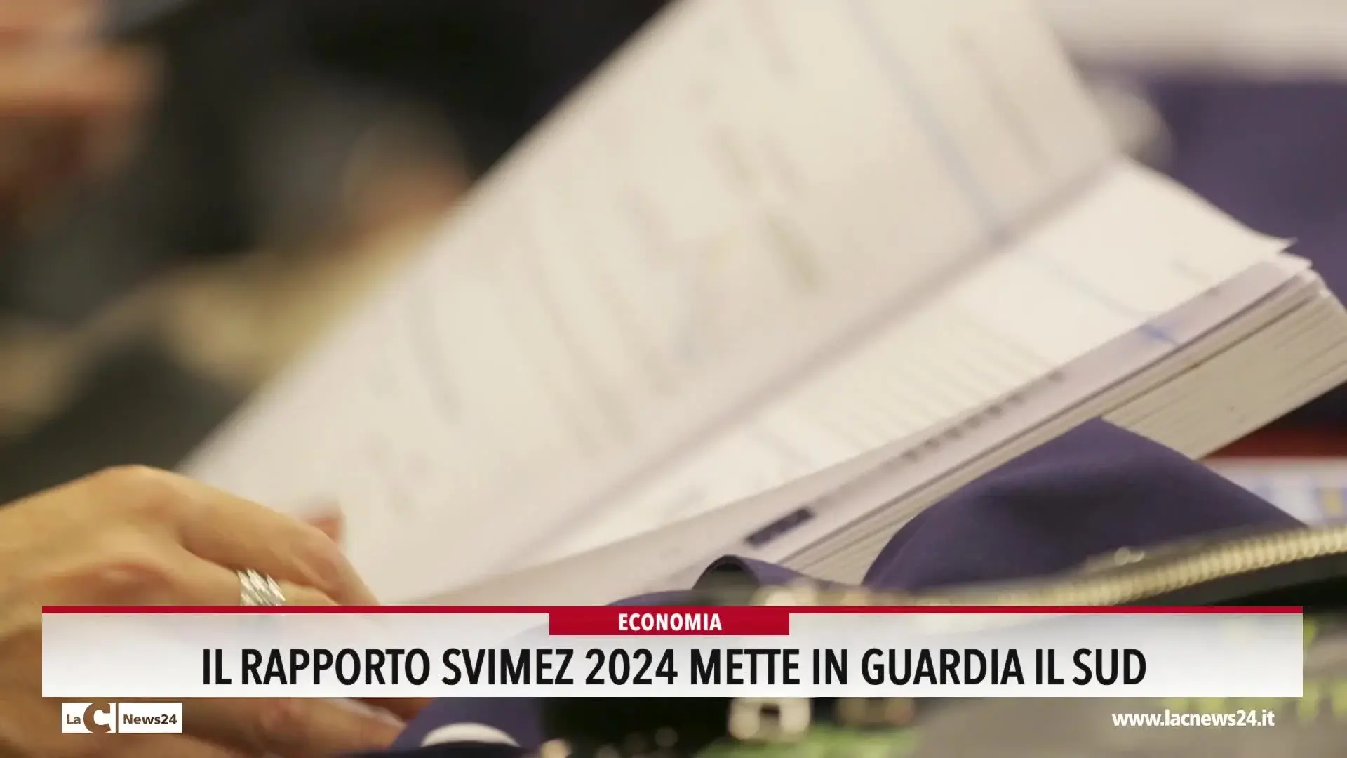 Il rapporto Svimez 2024 mette in guardia il Sud