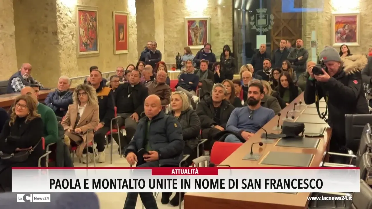 Paola e Montalto unite in nome di San Francesco