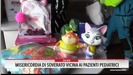 La Misericordia di Soverato in campo con una raccolta di beni per i piccoli pazienti degli ospedali pediatrici\n