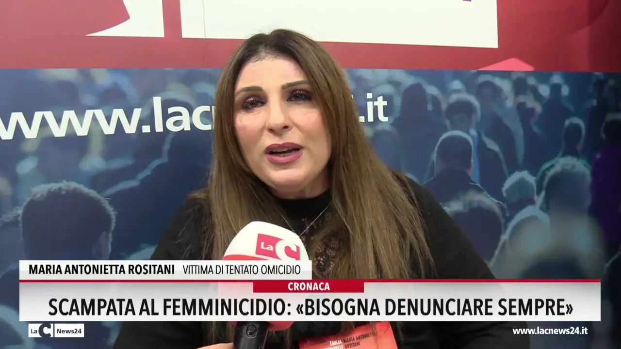 Scampata al femminicidio, Rositani: «Bisogna denunciare sempre»