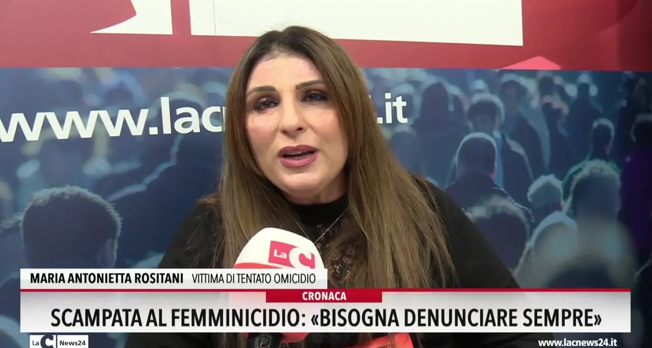 Scampata al femminicidio, Rositani: «Bisogna denunciare sempre»