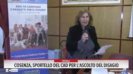 Cosenza, sportello del Cad per l'ascolto del disagio