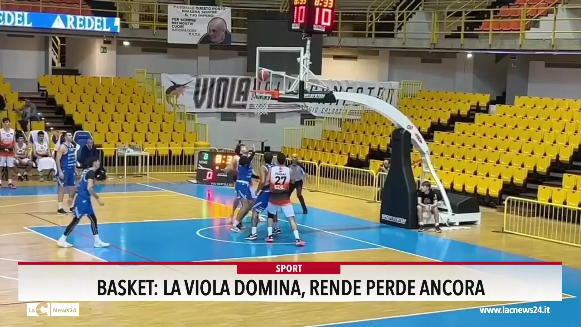 Basket: la Viola domina, Rende perde ancora