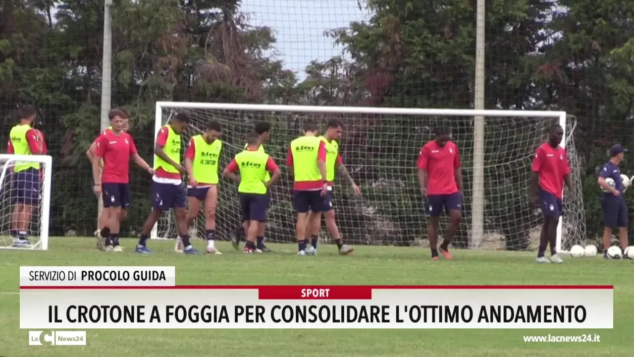 Il Crotone a Foggia per consolidare l ottimo andamento