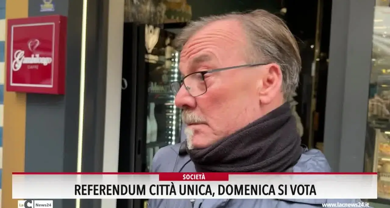 Referendum città unica Cosenza, domenica si vota