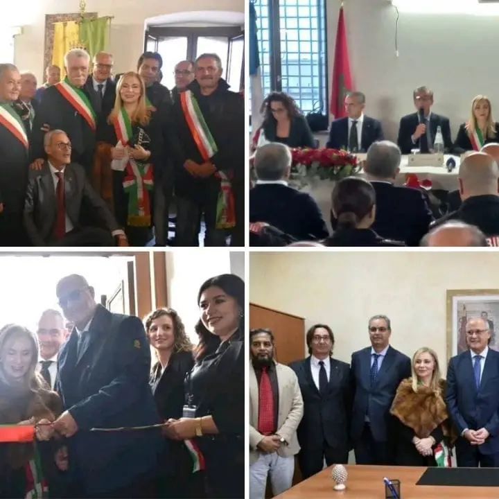 Gioia Tauro, inaugurata la sede del Consolato onorario\u00A0del Marocco in Calabria: «Una giornata storica»