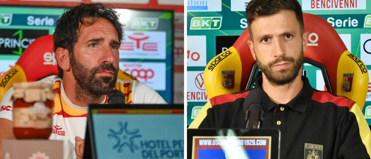 Sampdoria-Catanzaro 3-3, Caserta: «Gli episodi non ci stanno girando a favore». Iemmello: «Senza\u00A0l'espulsione la portiamo noi a casa»\n