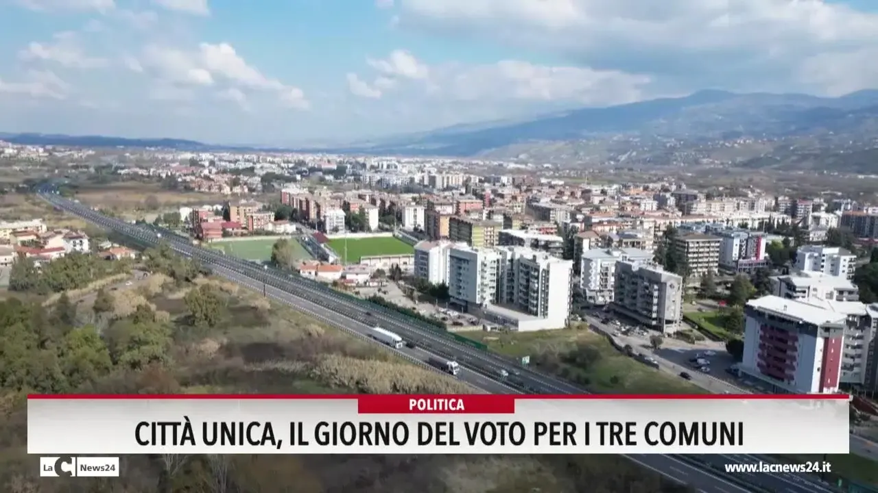 Città unica, il giorno del voto per i tre Comuni