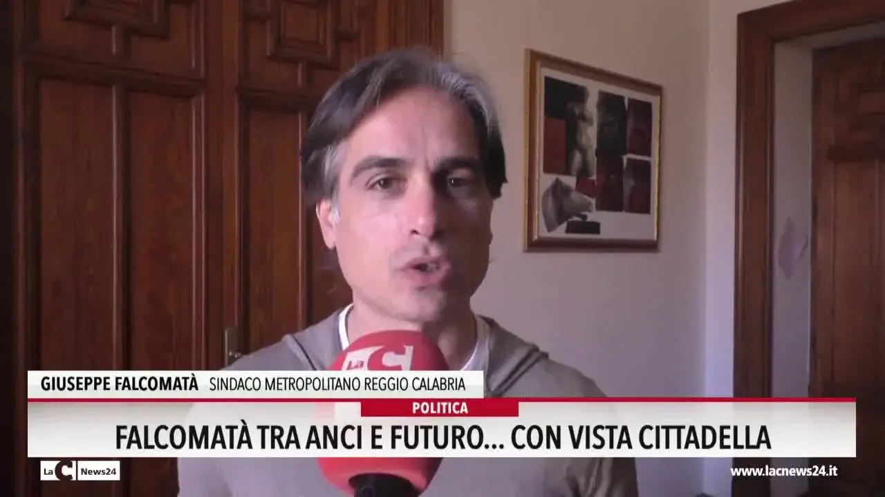 Falcomatà tra Anci e futuro con vista Cittadella