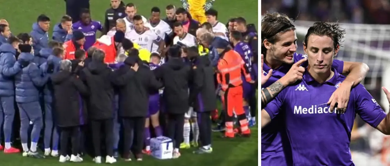 Serie A, terrore in campo: Fiorentina-Inter sospesa dopo un malore di Bove. Il calciatore ricoverato in Terapia intensiva