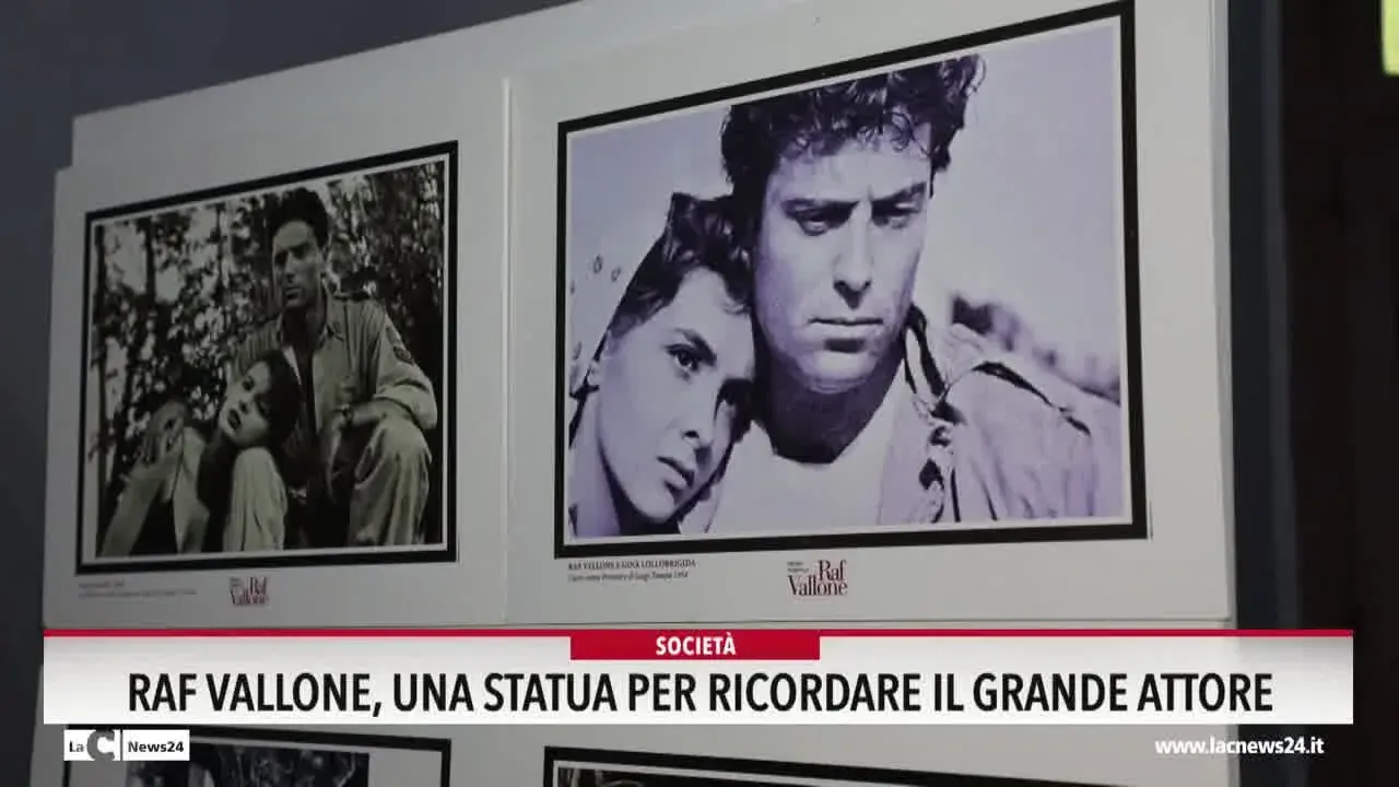 Raf Vallone: una statua per ricordare il grande attore