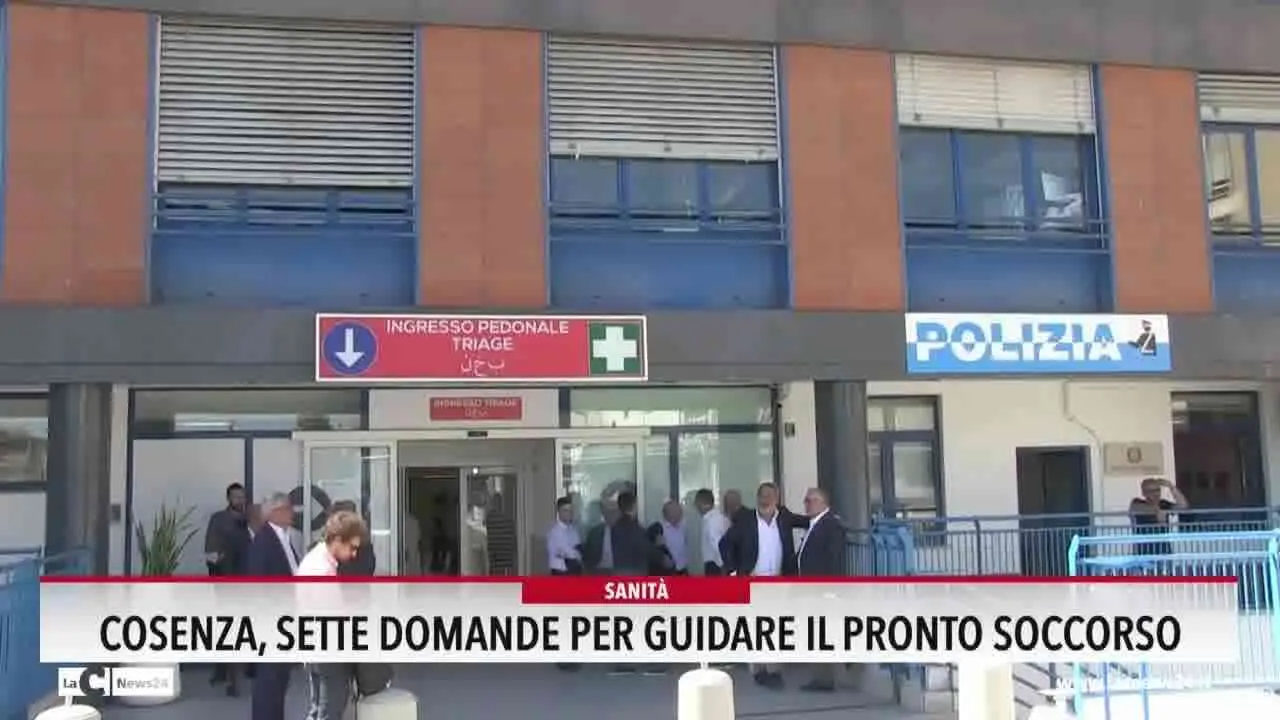 Cosenza, sette domande per guidare il Pronto soccorso