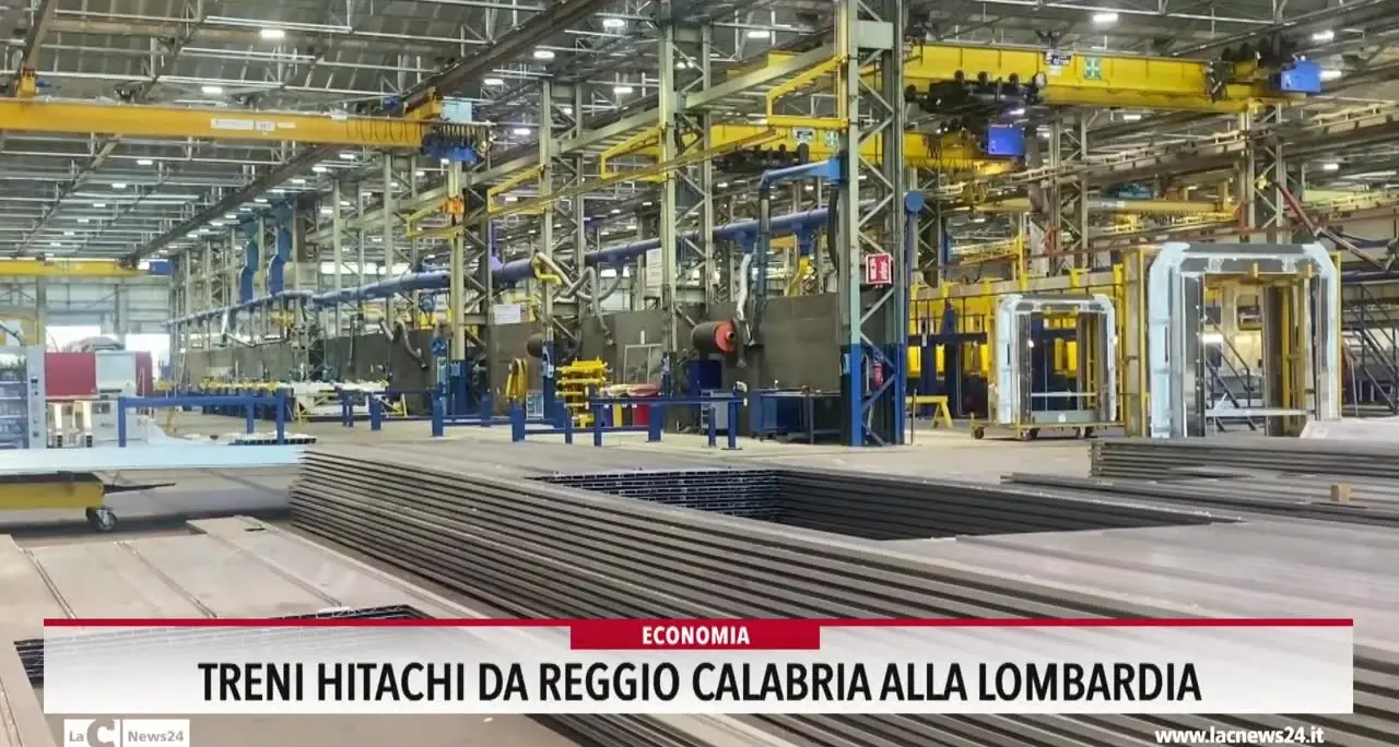 Treni Hitachi da Reggio Calabria alla Lombardia