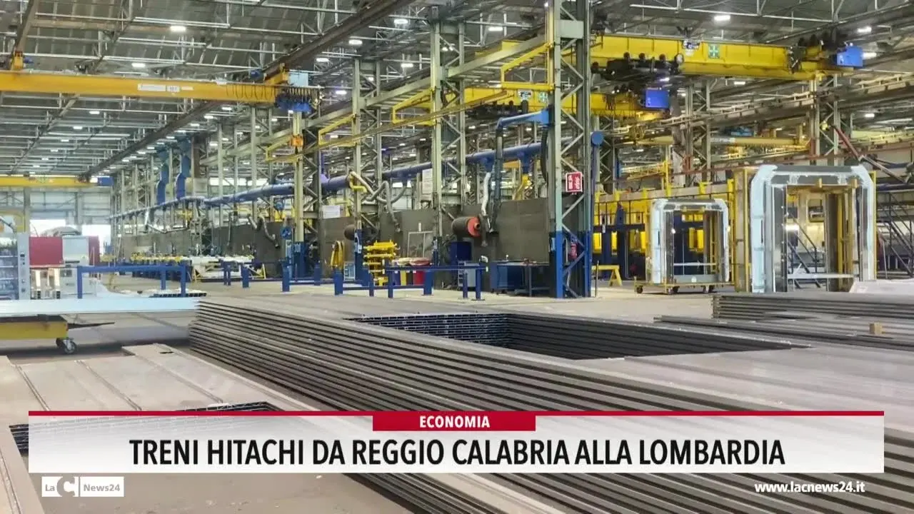 Treni Hitachi da Reggio Calabria alla Lombardia