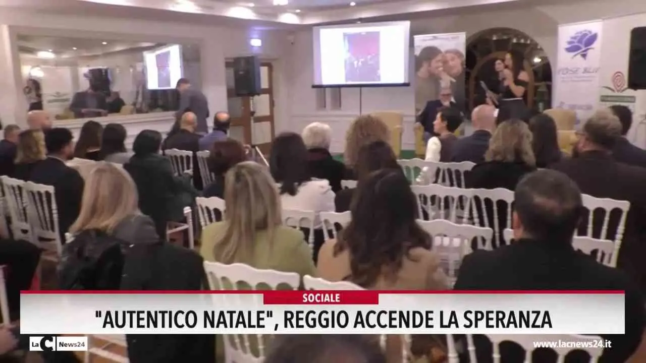 Autentico Natale, Reggio accende la speranza