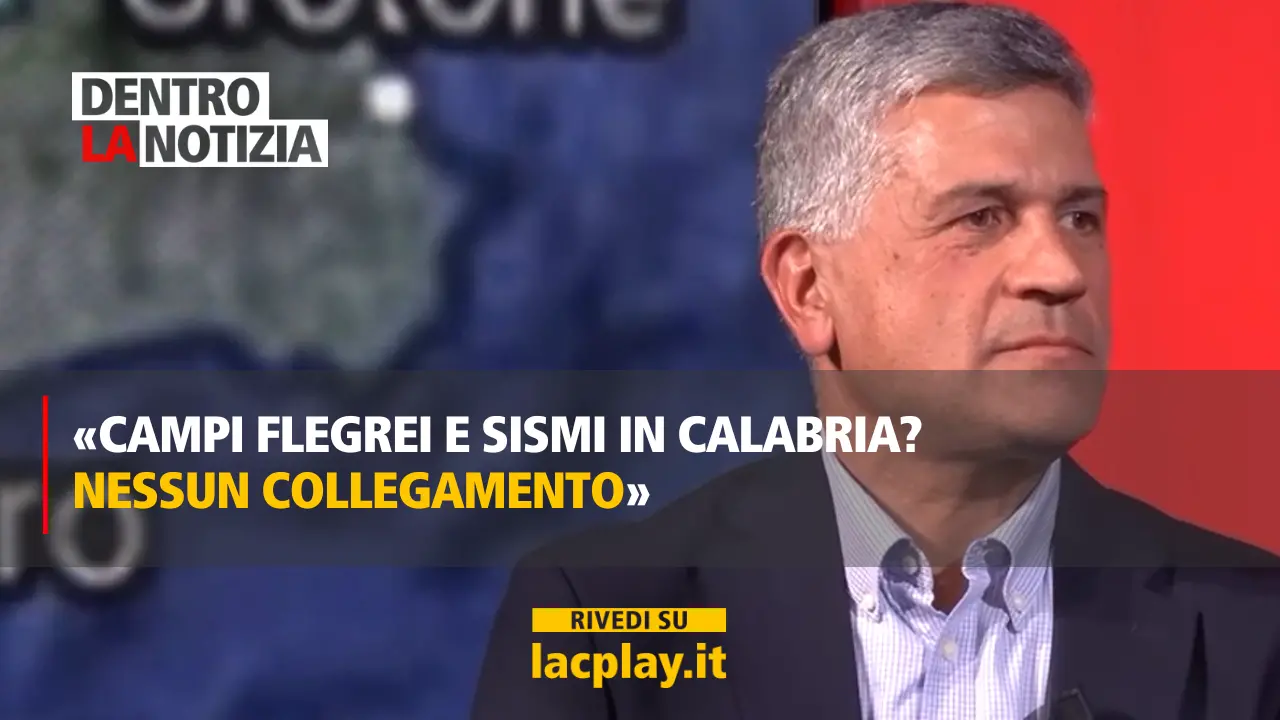 La Rocca: «Nessun collegamento tra Campi Flegrei e Calabria»