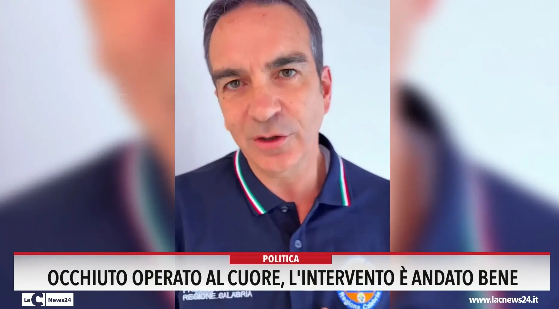 Occhiuto operato al cuore, l'intervento è andato bene