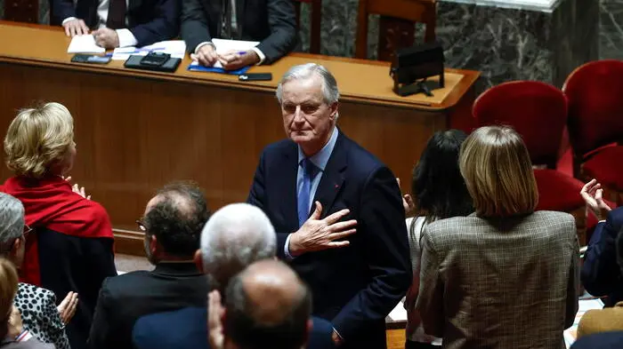 <p>Michel Barnier (foto Ansa)</p>\\n , EPA