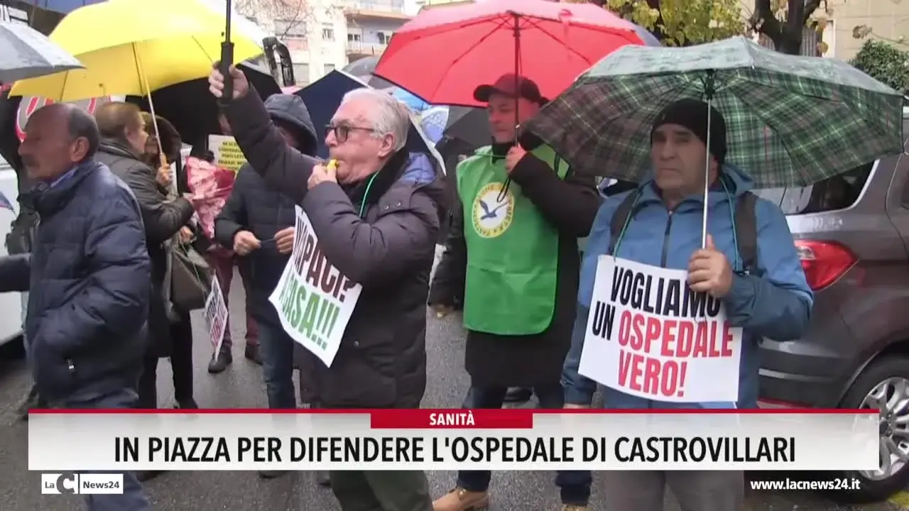 In piazza per difendere l'ospedale di Castrovillari