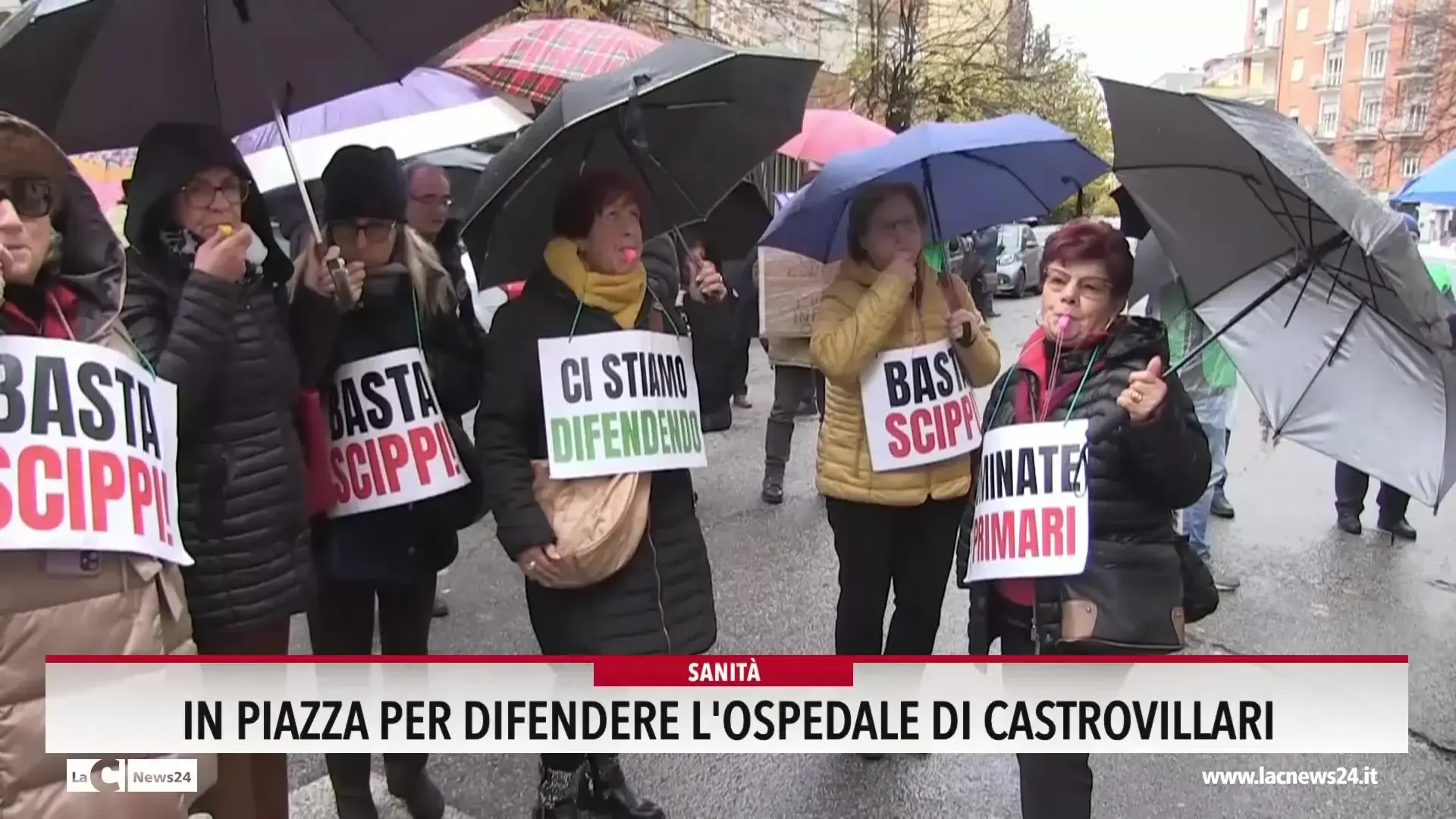 In piazza per difendere l'ospedale di Castrovillari