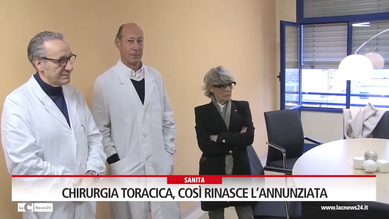 Chirurgia toracica, così rinasce l’Annunziata di Cosenza