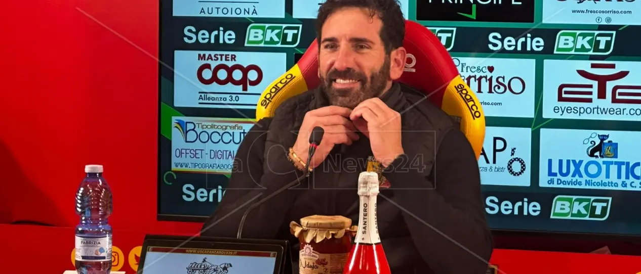 Catanzaro-Brescia 2-1, Caserta: «Vittoria meritata, nel secondo tempo solo noi in campo»\n