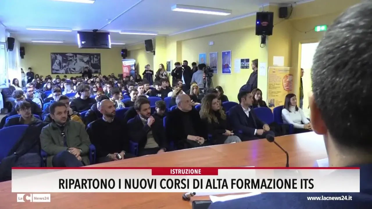 Ripartono i nuovi corsi di alta formazione Its