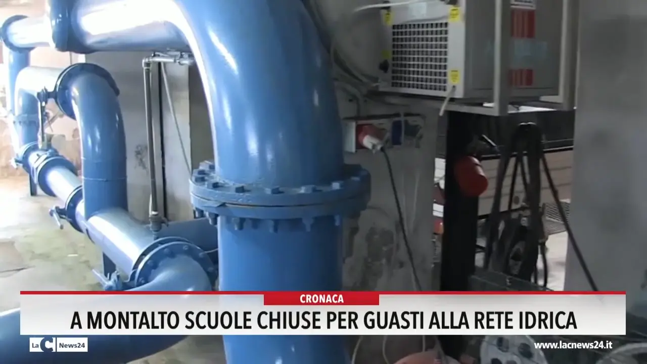 A Montalto scuole chiuse per guasti alla rete idrica