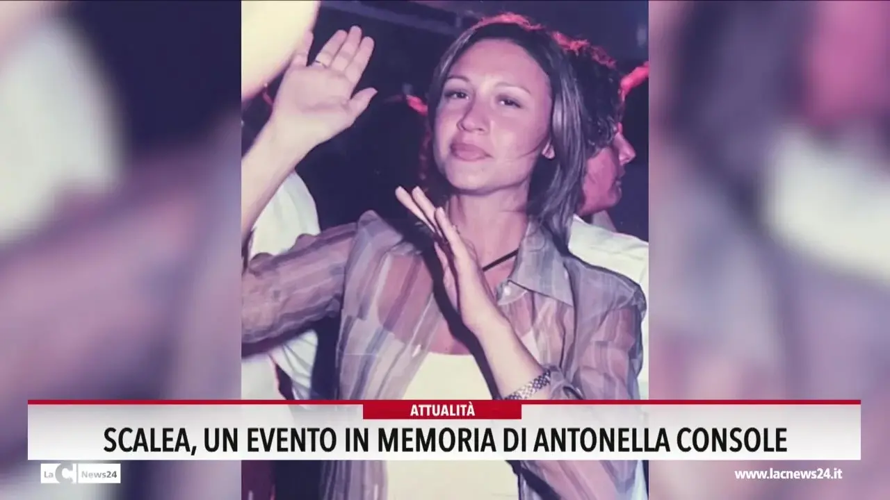 A Scalea un evento in memoria di Antonella Console