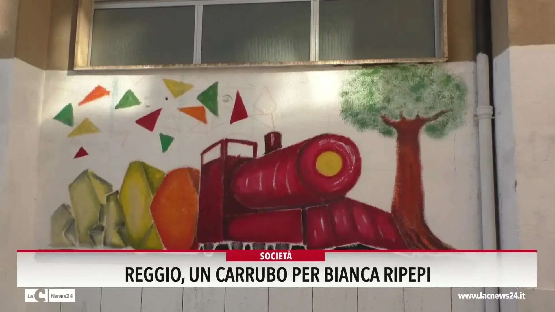 Reggio, un carrubo per Bianca Ripepi