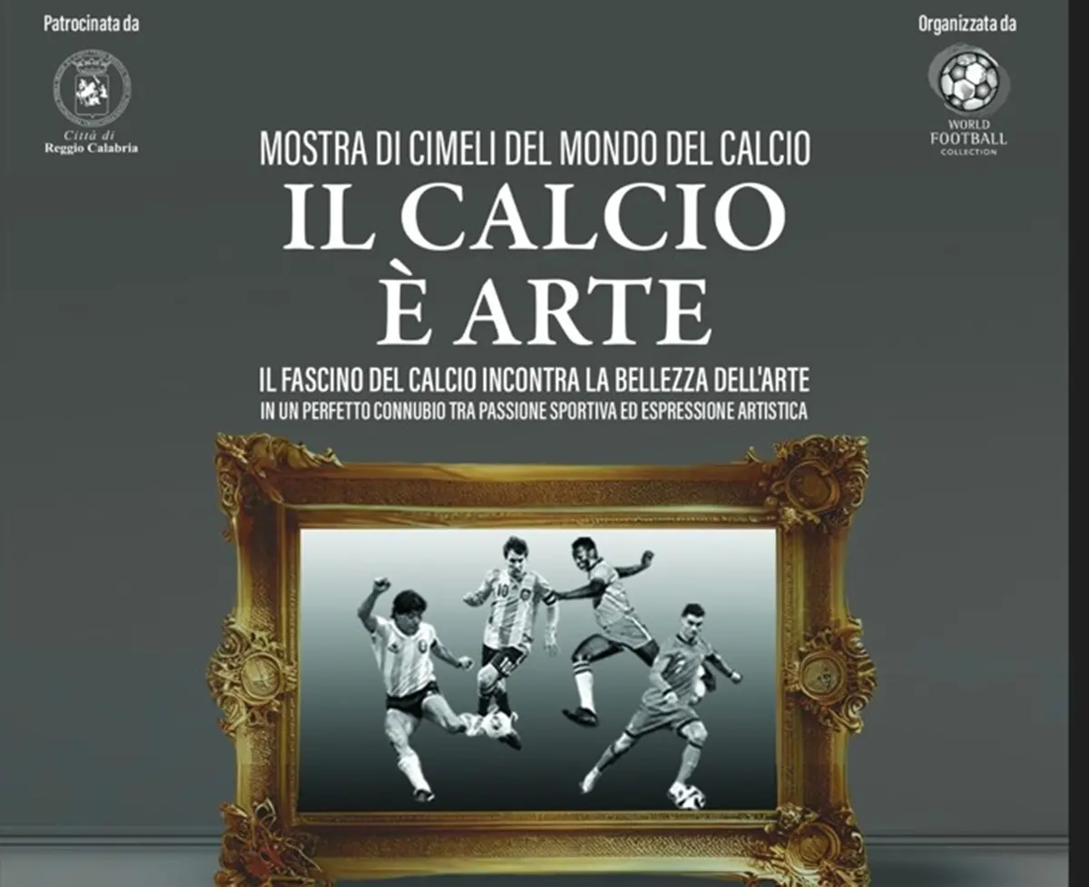 Reggio Calabria, tutto pronto per la mostra “Il calcio è arte”: esposti oltre mille oggetti\n