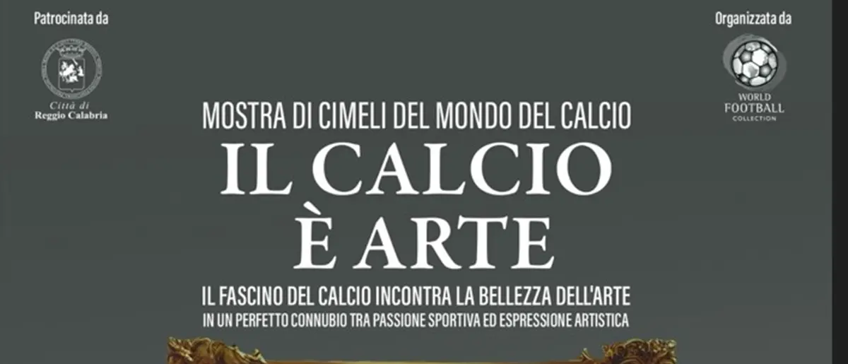 Reggio Calabria, tutto pronto per la mostra “Il calcio è arte”: esposti oltre mille oggetti\n