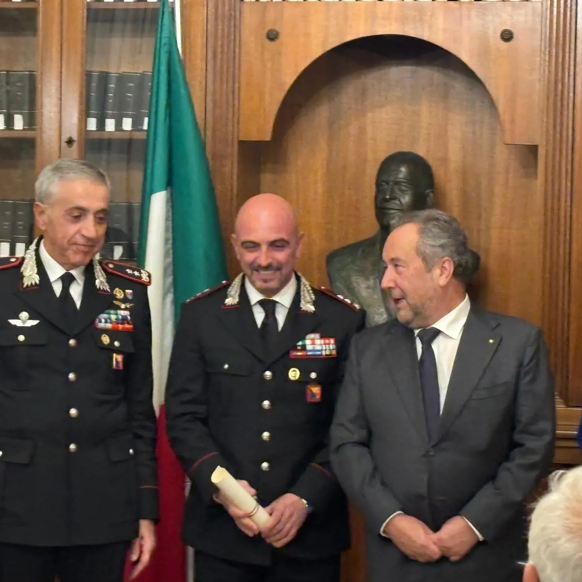 Il tenente colonnello Marco Montemagno insignito dell’Ordine al merito della Repubblica