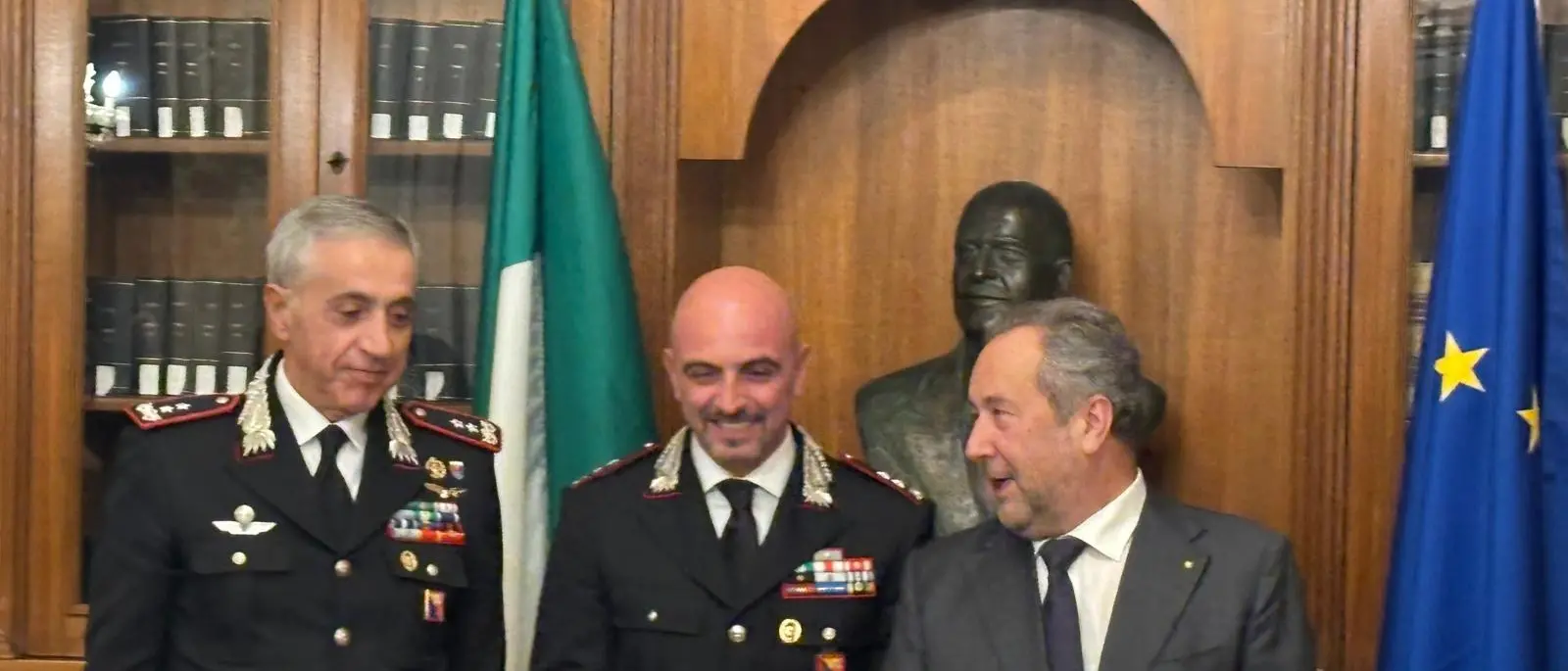 Il tenente colonnello Marco Montemagno insignito dell’Ordine al merito della Repubblica