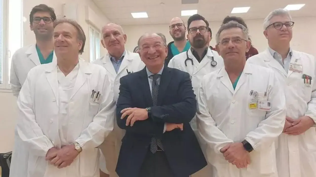 L\\'equipe medica che ha effettuato il trapianto a Padova
