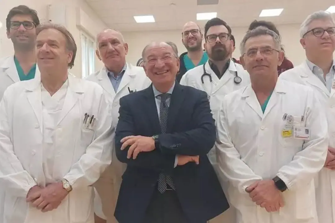 L\\'equipe medica che ha effettuato il trapianto a Padova