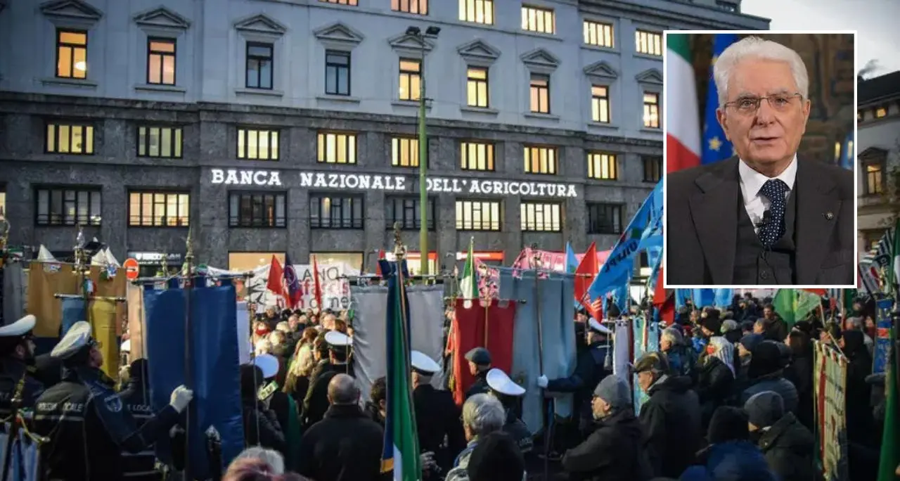 Il monito di Mattarella: «Piazza Fontana unì il Paese, lezione permanente»\n