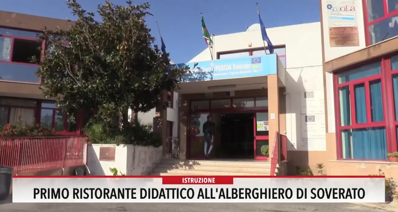 Primo ristorante didattico all'alberghiero di Soverato