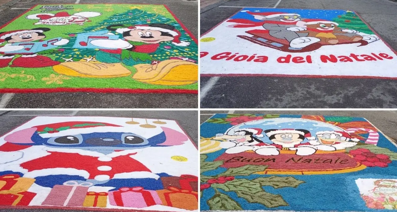 A Gioia Tauro è tutto\u00A0pronto per l'Infiorata di Santa Lucia tra tradizioni, colori e atmosfera natalizia\n