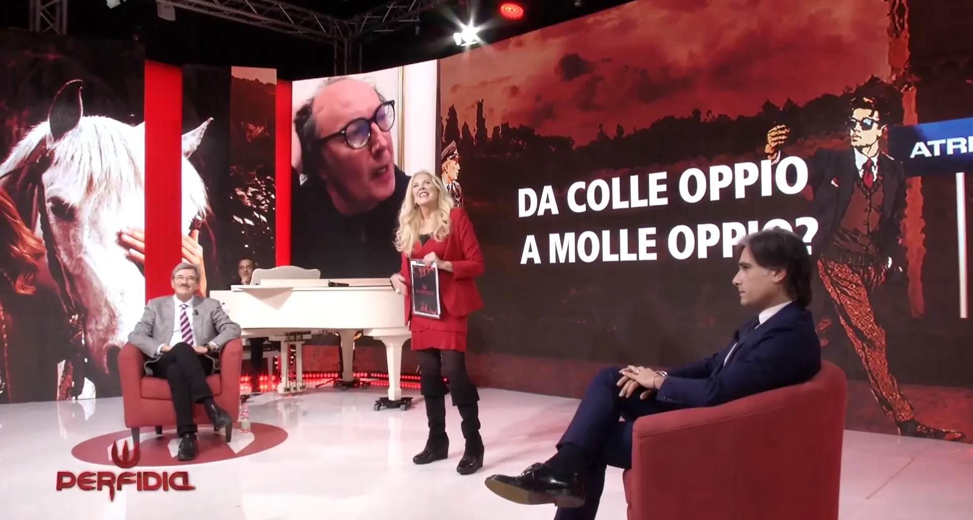 La destra si siede, Perfidia la inchioda. Meloni da colle Oppio a molle Oppio: poltrone comode e addio alla grinta che fu\n