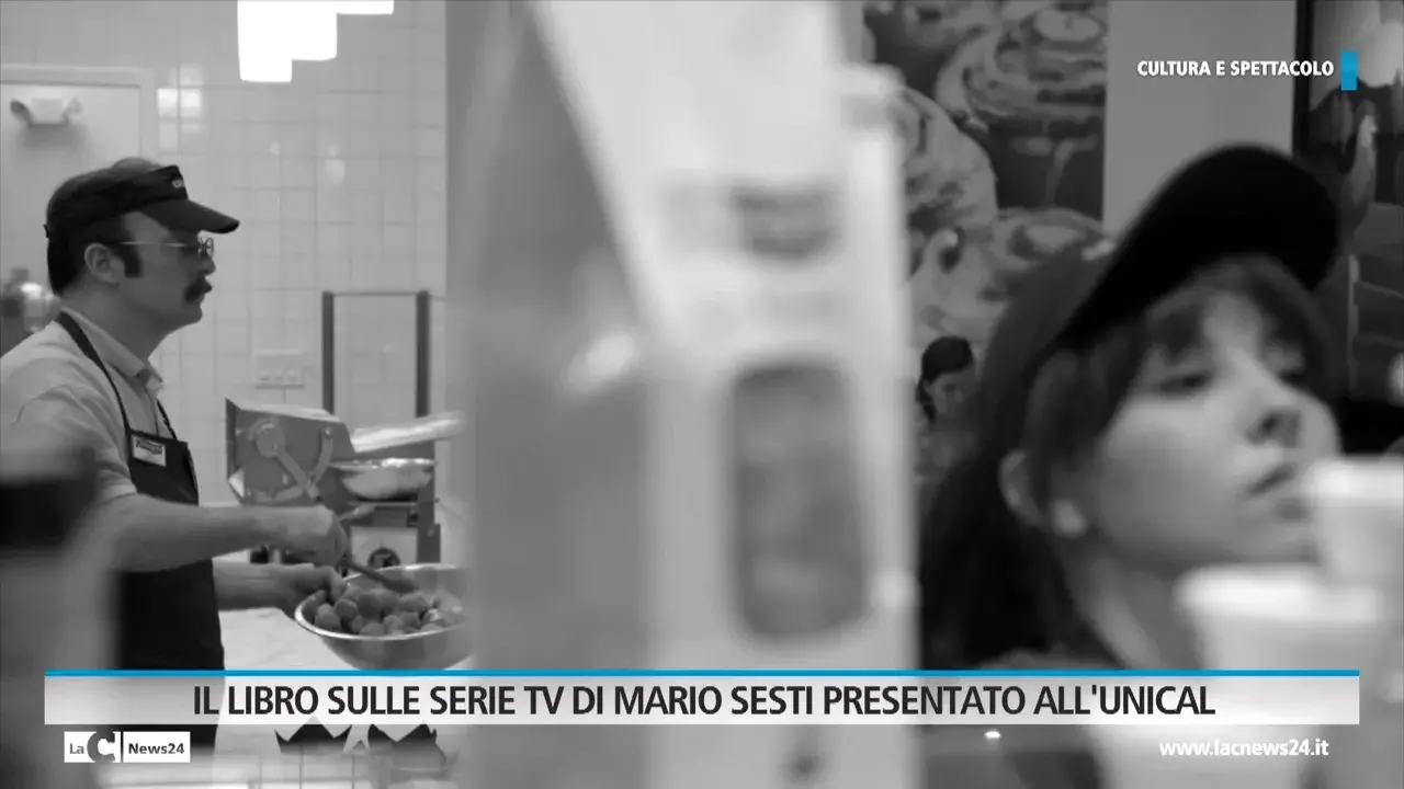 Rubrica Cultura e Spettacolo -  Il libro sulle serie tv di Mario Sesti presentato all’Unical