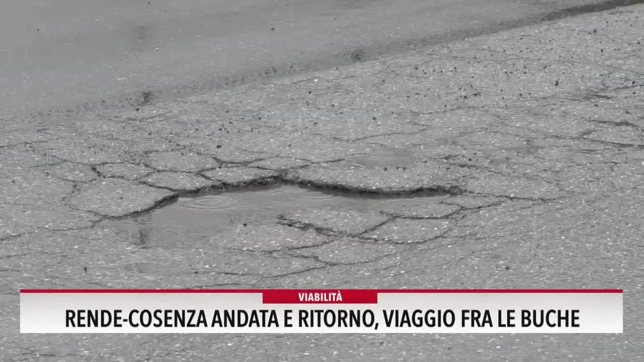 Rende-Cosenza andata e ritorno, viaggio fra le buche