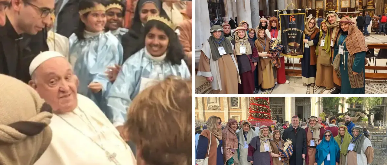 Il Presepe vivente di Acri arriva in Vaticano: «Orgogliosi di rappresentare la Calabria davanti al Papa»
