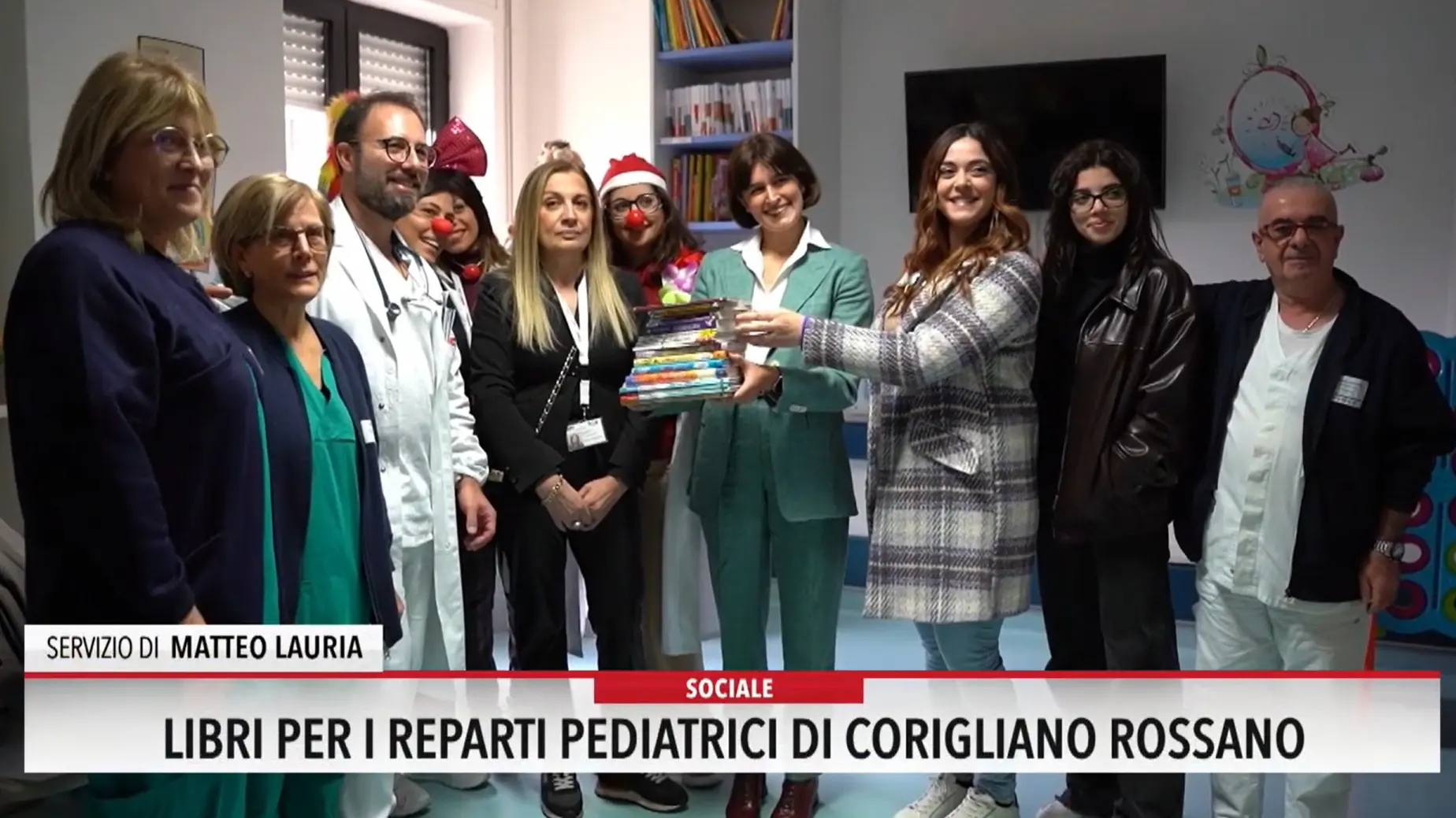 Libri per i reparti pediatrici di Corigliano Rossano