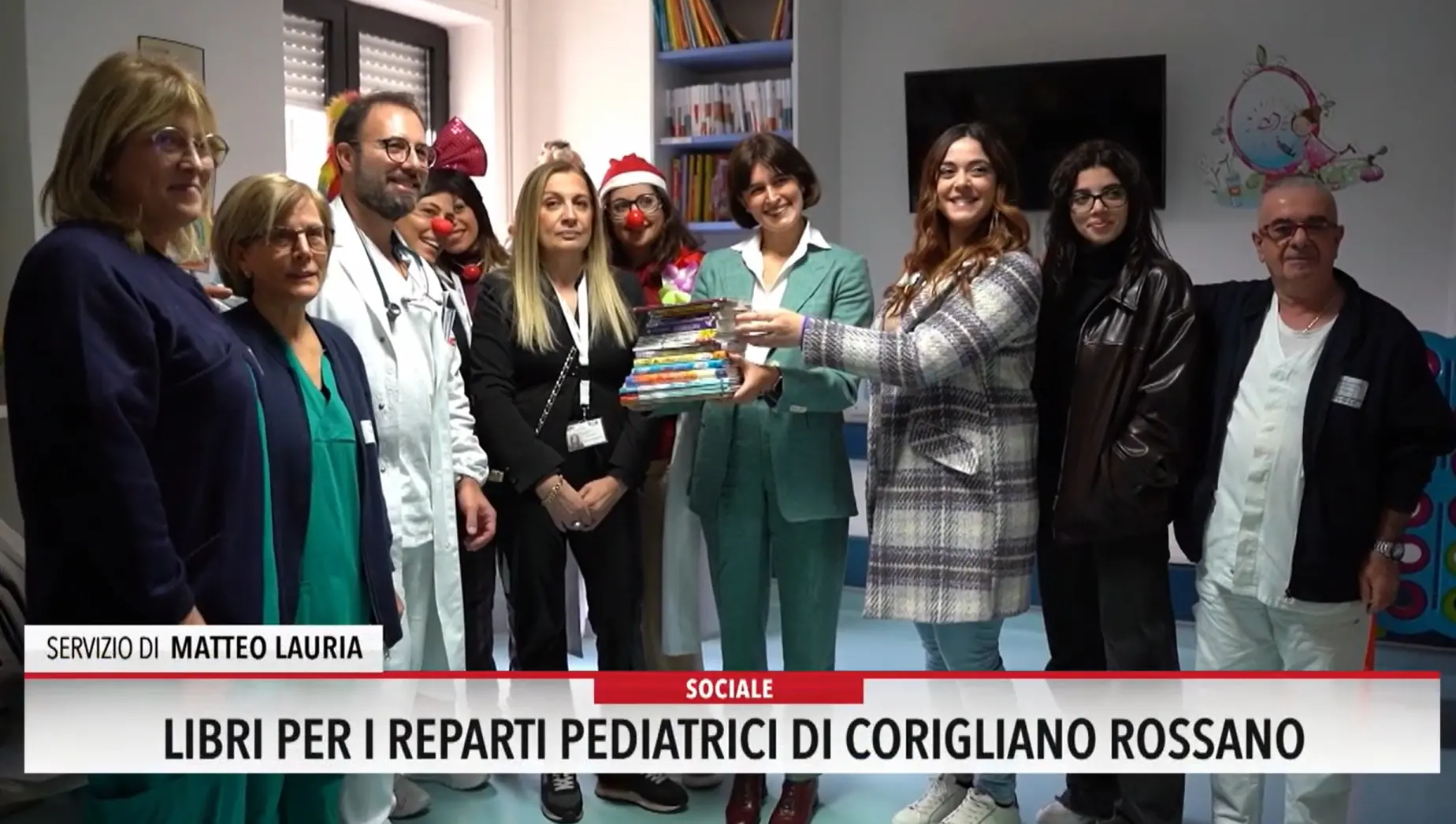 Libri per i reparti pediatrici di Corigliano Rossano