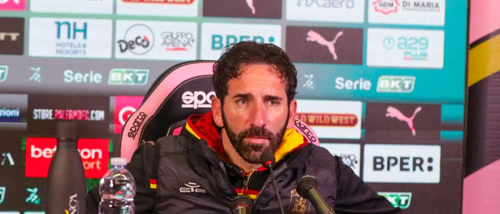 Palermo-Catanzaro 1-2, Caserta: «Approccio giusto e tanta voglia di portare a casa i tre punti. Sono soddisfatto»