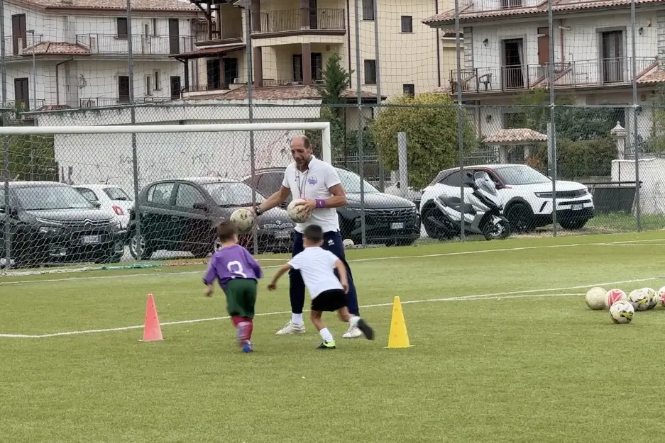 Giuseppe Morf\\u00F9 durante un allenamento