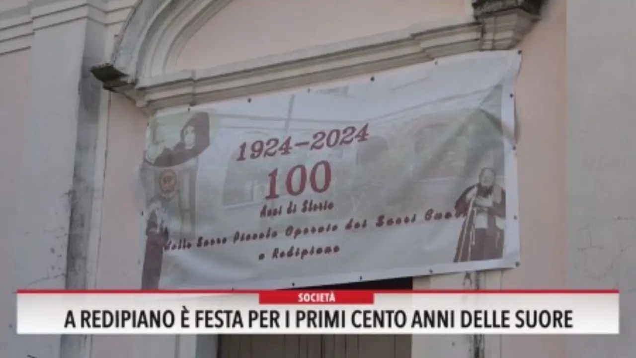 A Redipiano è festa per i primi cento anni delle suore